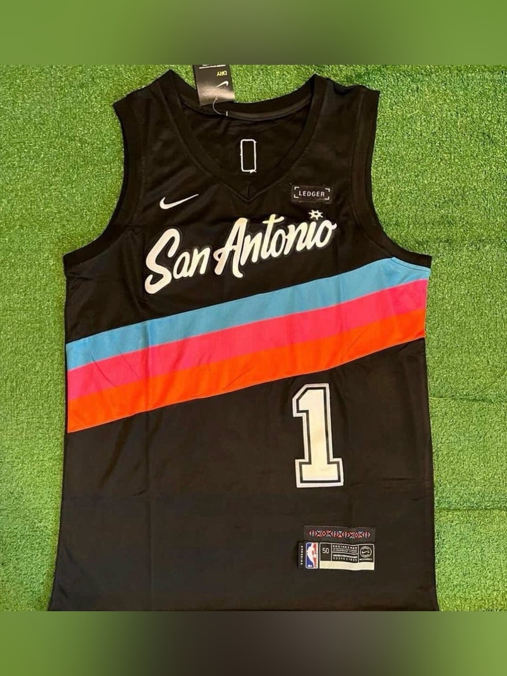San Antonio Spurs Victor Wembanyama New Black Jersey